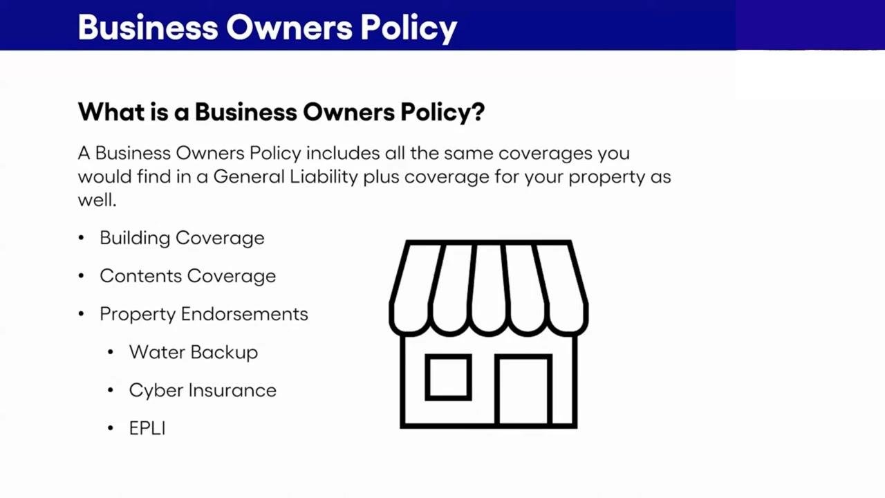 Understanding the Basics of a Business Owners Policy (BOP)